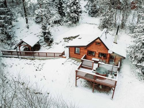 Smizany Cabin | SOVIA WELLNESS CHATA s jacuzzi kaďou a saunou, Čingov