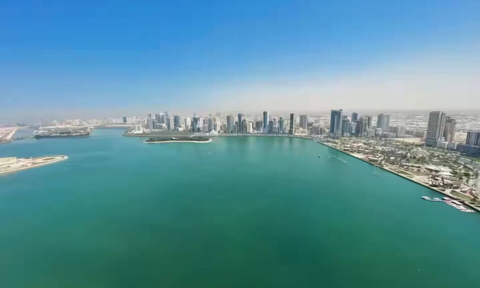 Rumailah Apartment | Spacious 3BR Apartment with Stunning Lake View