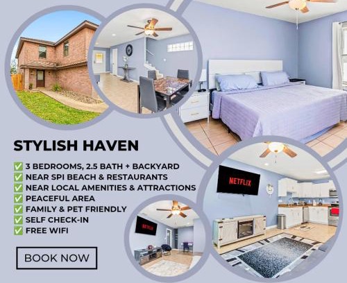 Port Isabel House | Spacious 3BR Home Near SPI Beach & Restaurants