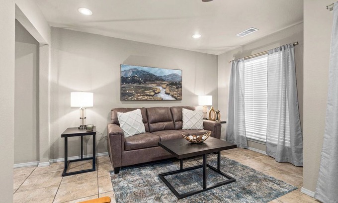 Fort Smith Apartment | “Spacious 4-Bed Home: Dual Entrances, Work-Friendly”