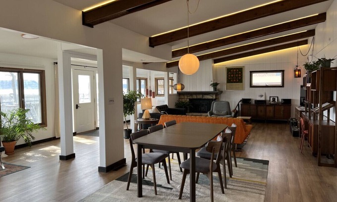 Pepin House | Spacious A-Frame & Bungalow, Lake Views, Hot Tub!