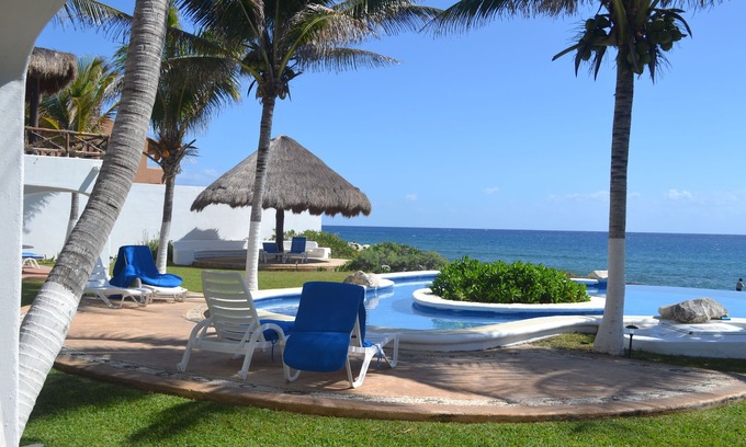 Akumal Condo | Spacious Akumal Condo, Beautiful View and Pool in Elegant Comfy Mi Casa del Mar