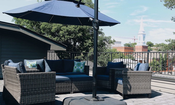 Hillsboro Village Apartment | Spacious Belmont Apt with Private Rooftop Deck!