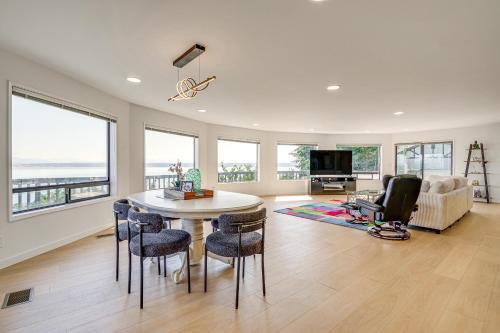 Camano Island House | Spacious Camano Home with Hot Tub and Water Views!