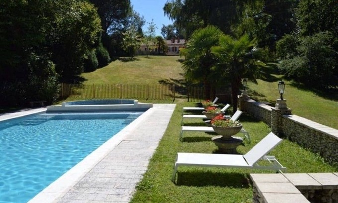 Brossac House | Spacious country home with annex, pool, huge garden & own forest for 14 guests.