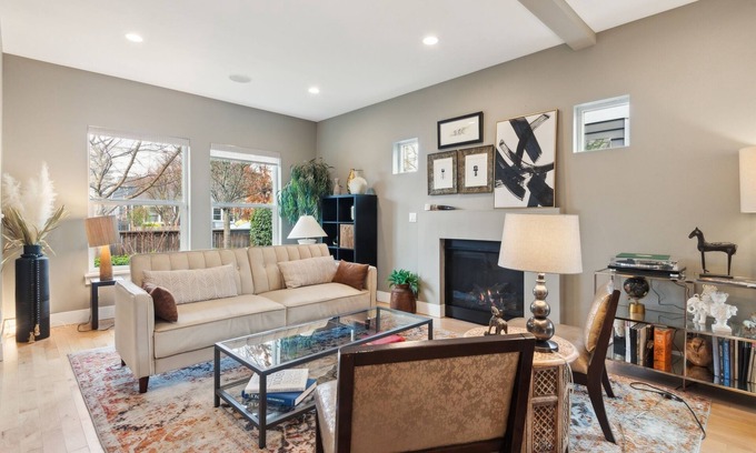 Georgetown House | Spacious Family Retreat Media Room & Patio