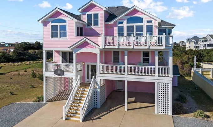 Ocean Isle Estates House | Spacious Getaway with Private Pool + Ocean Views!
