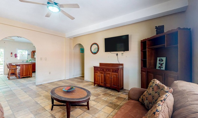 Caye Caulker Apartment | Spacious Island Getaway Near the Beach W/Free WiFi, Ocean Views & Full Kitchen
