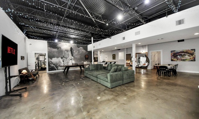 Midtown House | Spacious Midtown Home with Yard + Gym + Office + Balcony deck + Ping Pong