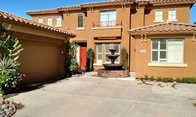 South Mountain House | Spanish Villa with heated pool, hot tub and outdoor living space