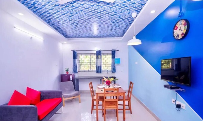 Vagator House | SPARKLING APARTMENT WITH POOL, WIFI (2BHK X2)