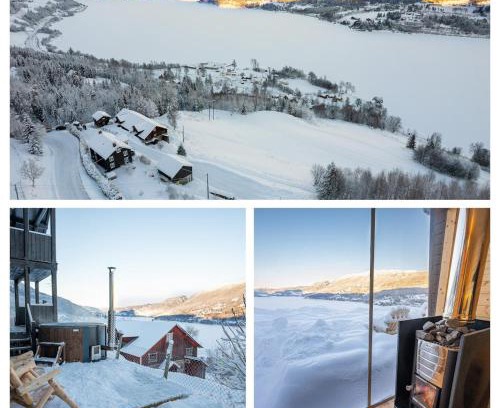 Skeikampen Villa | Stamp and sauna! Small farm with fantastic view!