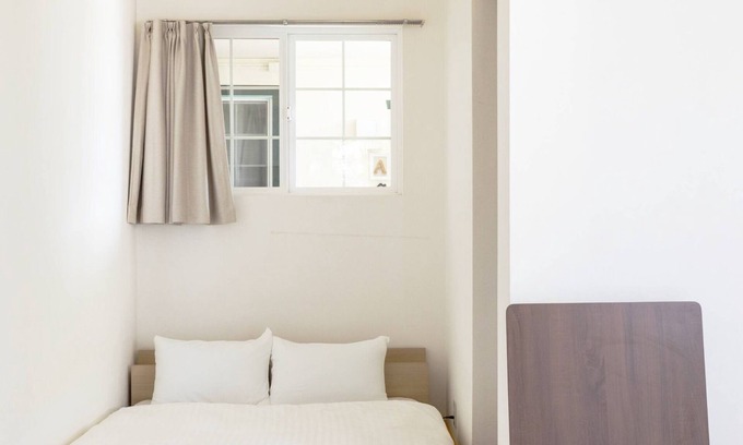 Fujikawaguchiko Apartment | Standard twin room double bed x 2 up to 4 peopl/Minamitsuru-gun Yamanashi
