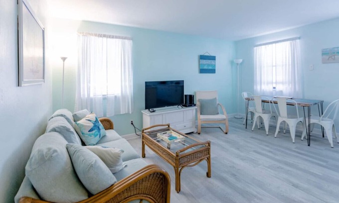 St. Pete Beach Apartment | Steps from Sand & Pool