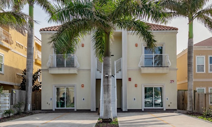South Padre Island House | Steps from the beach 4 Unit Condo building Each unit 2 bed 2 bath.