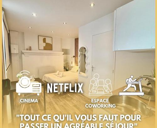 Limoges Apartment | Studio 0 - Cinema Sports Parking - DABNB