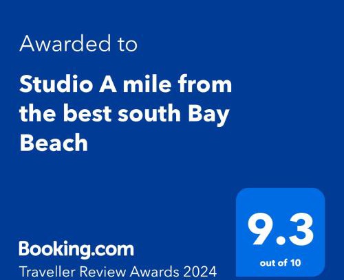 Seaside Apartment | Studio A mile from the best south Bay Beach