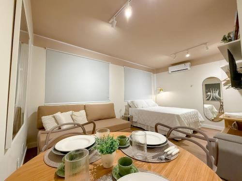 Asa Norte Apartment | Studio Aconchego portaria 24h, elevador e garagem