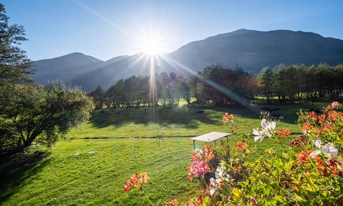 Sluderno Apartment | Studio Apartment 'Hausergut Topaz' with Mountain View, Shared Garden and Wi-Fi