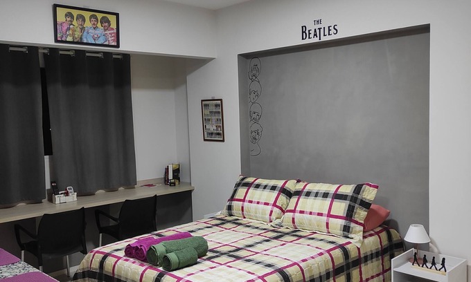 Araraquara Apartment | Studio Central em Araraquara Para até 3 Adultos - Espaço Beatles