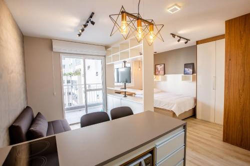 Vila Buarque Apartment | Studio com WI-FI e sofá-cama próximo do metrô