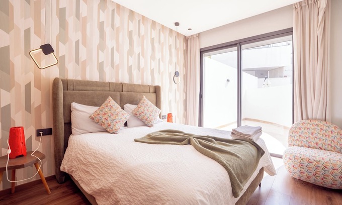 Casablanca Apartment | Studio Les Princesses Maarif - Terrace and private parking