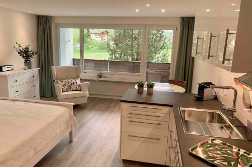 Vals Apartment | Studio neben Therme für 2 Erwachsene neu renoviert