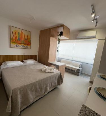 Pinheiros Apartment | Studio novo e confortável perto da Av Faria Lima, Pinheiros e Vila Madalena