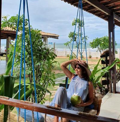 Trairi Villa | Studio pé na areia com 2 quartos, sala e cozinha