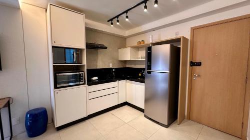 Centro Apartment | Studio Super Luxo com ar condicionado vaga piscina academia coworking etc