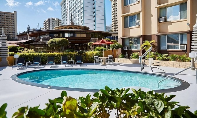 Ala Moana House | Studio Two Doubles with Kitchenette Room at Pagoda Hotel