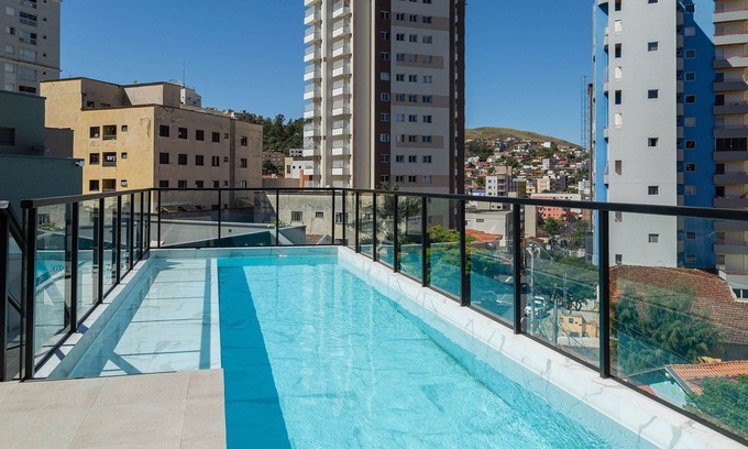 Sao Benedito Apartment | Studio w/Swimming Pool in Pocos de Caldas Pgo0406