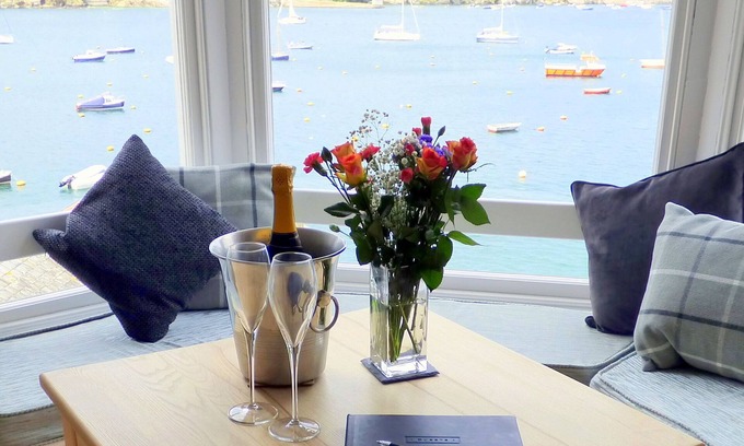 Polruan Apartment | Stunning apartment. The view is constantly changing and endlessly fascinating.