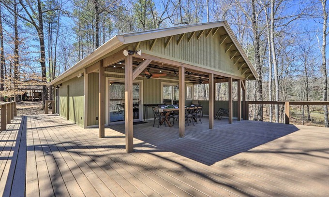 Howard Cabin | Stunning Culloden Cabin with Deck & Creek View!