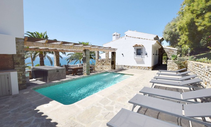 Atlanterra Villa | Stunning newly renovated villa with views of Playa de los Alemanes. 10 PAX