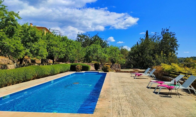 Esporles Villa | Stunning private villa for 10 guests with private pool, WIFI, A/C, TV, patio and panoramic view