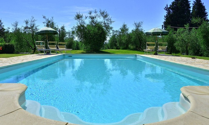 San Miniato Villa | Stunning private villa for 8 guests with A/C, private pool, WIFI, TV, terrace and panoramic view