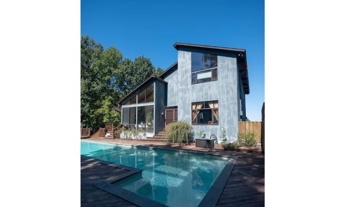 Fredericksburg House | Stunning Riverfront Home with Pool, Hot Tub & Kayaks