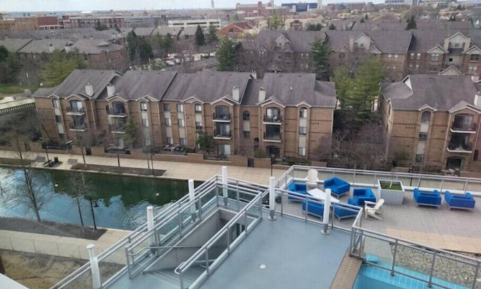Downtown Indianapolis Apartment | "Stunning Skyline & Canal View w/Free Parking"