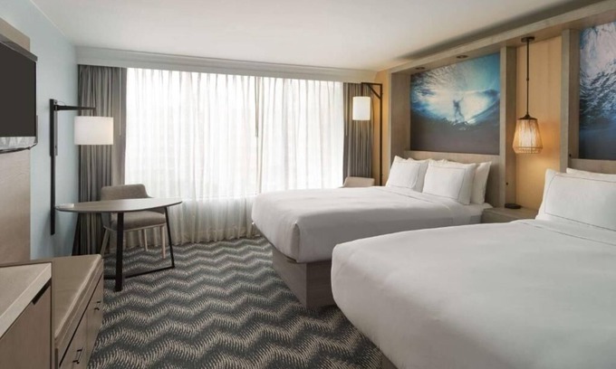 Cocoa Beach Hotel | Sunny Retreat! 2 Modern Units! Onsite Pool, Parking, Private Beach Access!