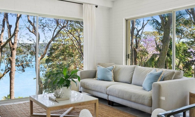 Palm Beach House | Sunset Palms over Pittwater