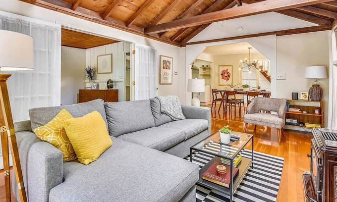 Guerneville Cabin | Sunshine Grove ~ Stylish Retreat! Hot tub. Close to Wine Country Activites