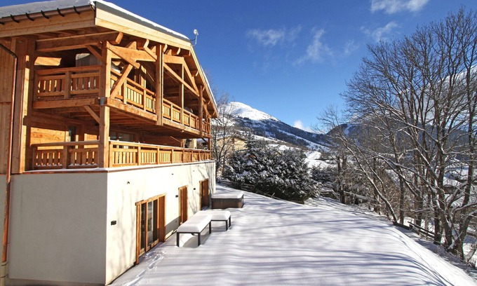 Huez-en-Oisans Ski Chalet | Super endroit ! Chalet montagnard avec sauna