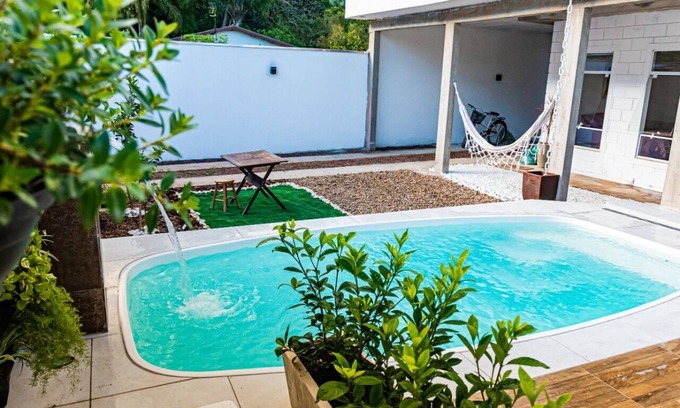 Caraguatatuba House | Super New House with Pool & Barbecue