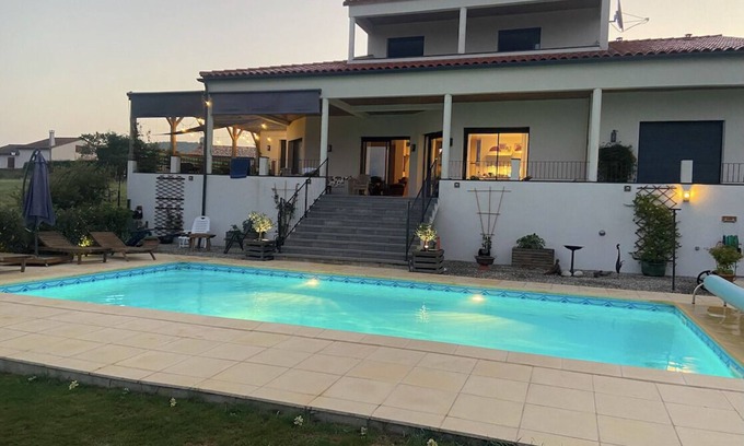 Treziers Villa | Superb 4-star villa with heated private pool close to Mirepoix, Occitanie
