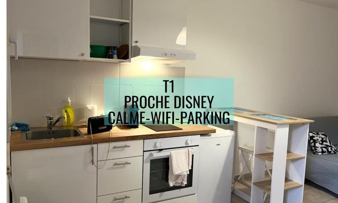 Champs-sur-Marne Apartment | Superbe studio proche Disney