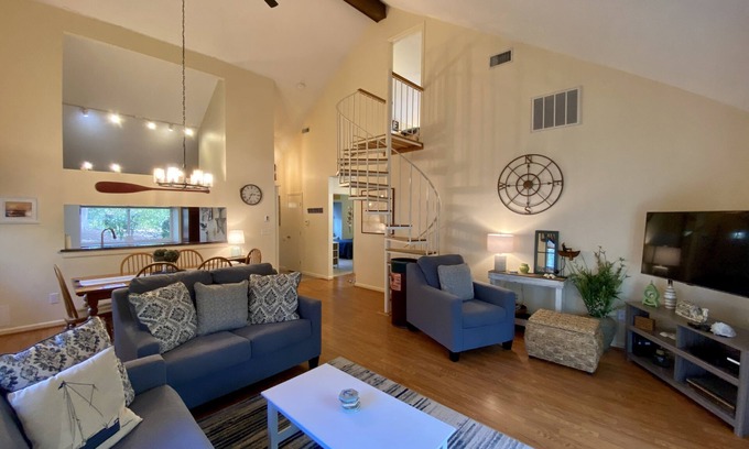 Brewster Condo | Surf-Inspired Ocean Edge Patio Home | Central A/C, Enclosed Loft & 6 Pool Passes (Fees Apply)