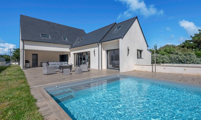 La Turballe House | Swimming pool - 10 persons - 100m from the beach