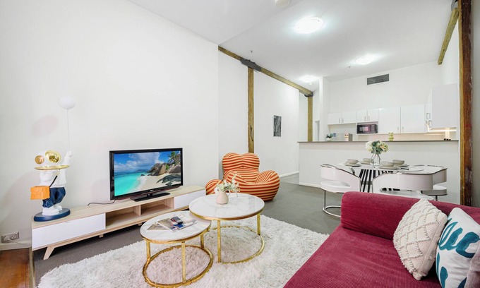 Darling Harbour Apartment | Sydney CBD 1Br 4ppl with Pool/Spa/Gym & Fireworks