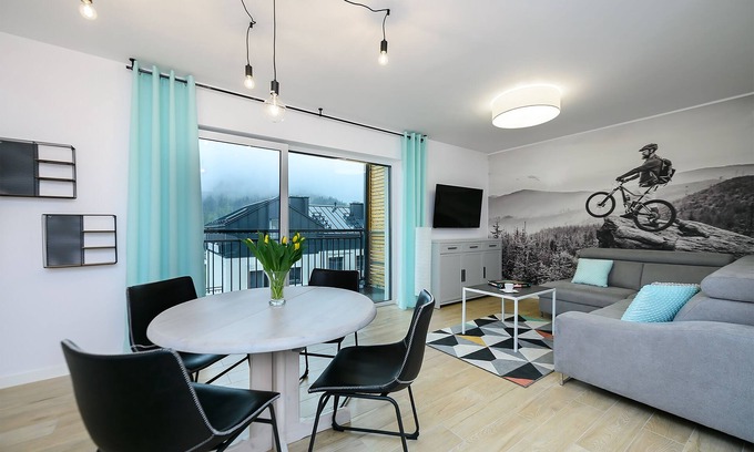 Meszna Apartment | Szczyrk Apartament Miętowy z widokiem na Skrzyczne